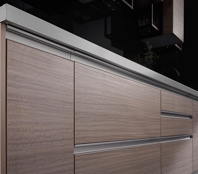 contemporary kitchen units