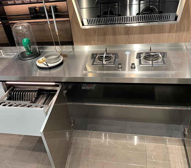 stainless cabinet