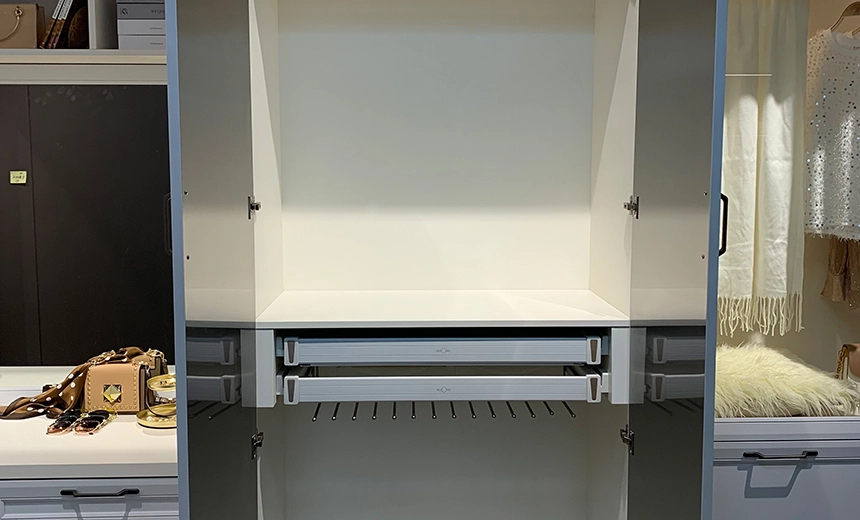 modern stainless wardrobe