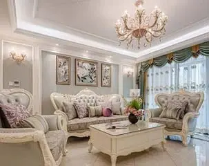 Đồ trang trí tủ bếp phong cách Châu Âu nhà bếp lớn